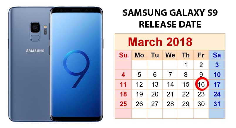 galaxy s9 release date